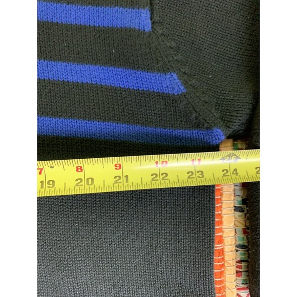 Tommy Hilfiger Men Casual Outdoor Long Sleeve Cotton Sweater Size Large Black - Picture 7 of 7